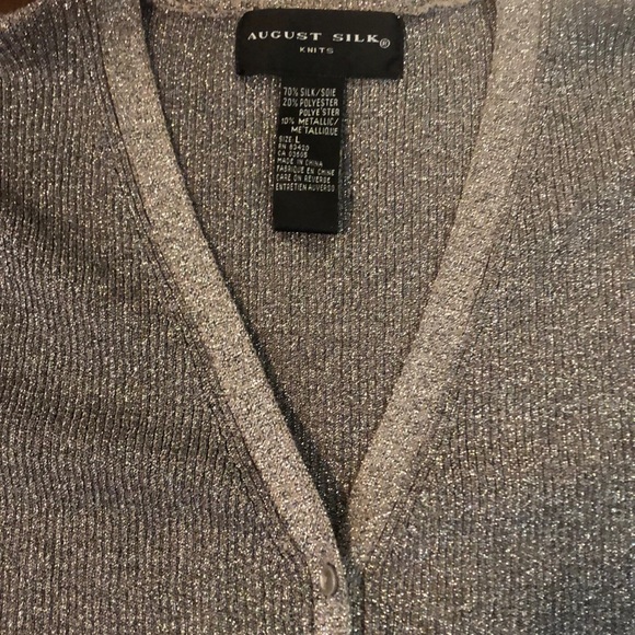 august silk Sweaters - 🔵August Silk Gray Cardigan